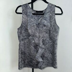 The Limited Monochrome Patterned Tank Top